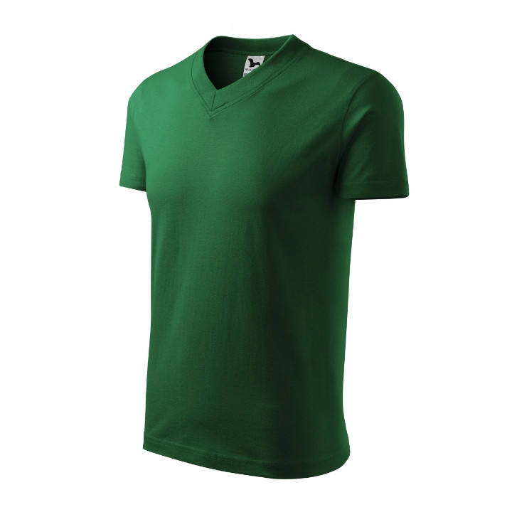 Tee-shirt unisex V-neck 102 - vert bouteille