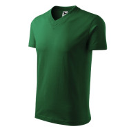 Tee-shirt unisex V-neck 102 - vert bouteille
