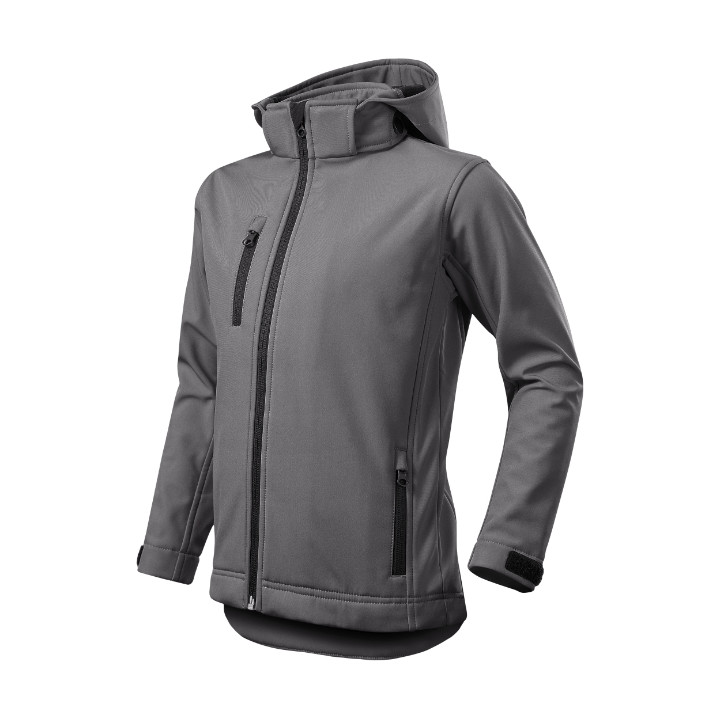 Blouson softshell enfant Performance 535 - gris acier