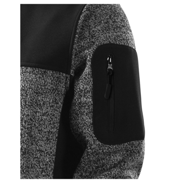 Blouson softshell homme Casual 550 - knit gray