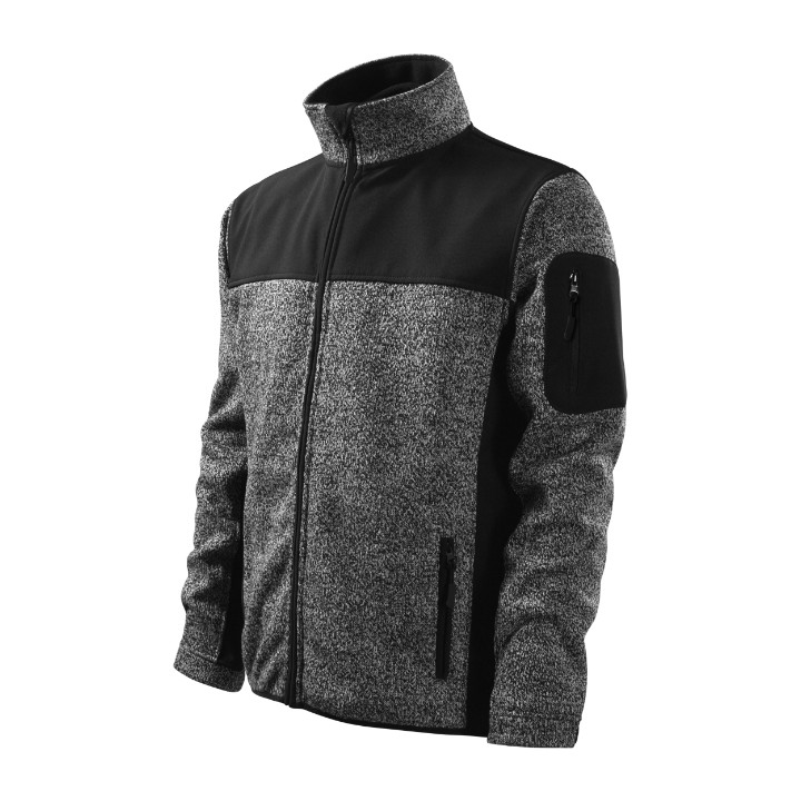 Blouson softshell homme Casual 550 - knit gray