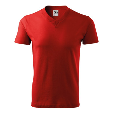 Tee-shirt unisex V-neck 102 - rouge