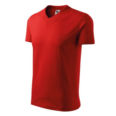 Tee-shirt unisex V-neck 102 - rouge
