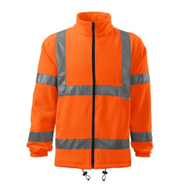 Fleece unisex HV Fleece Jacket 5V1 - orange fluorescent