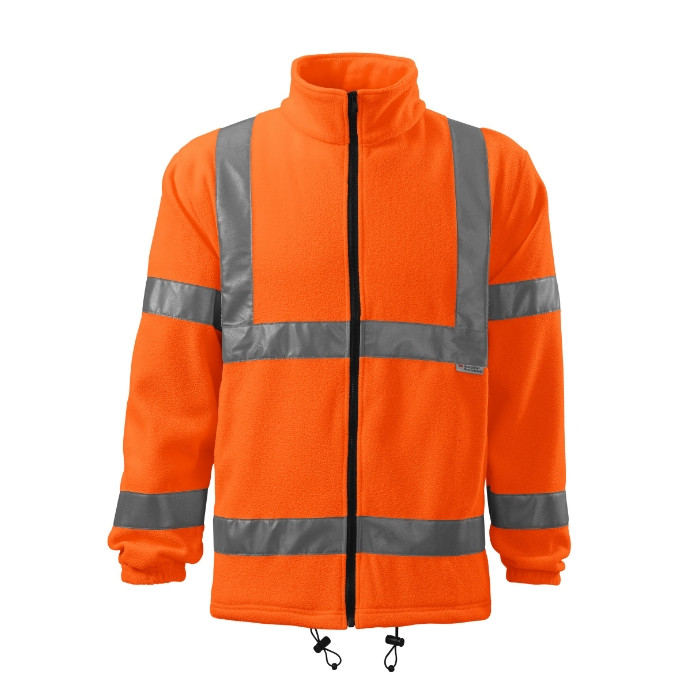 Fleece unisex HV Fleece Jacket 5V1 - orange fluorescent