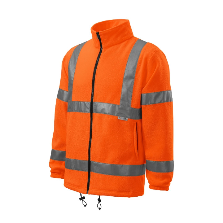 Fleece unisex HV Fleece Jacket 5V1 - orange fluorescent