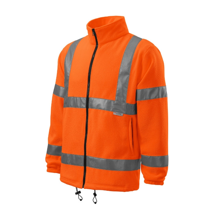 Fleece unisex HV Fleece Jacket 5V1 - orange fluorescent