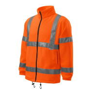 Fleece unisex HV Fleece Jacket 5V1 - orange fluorescent
