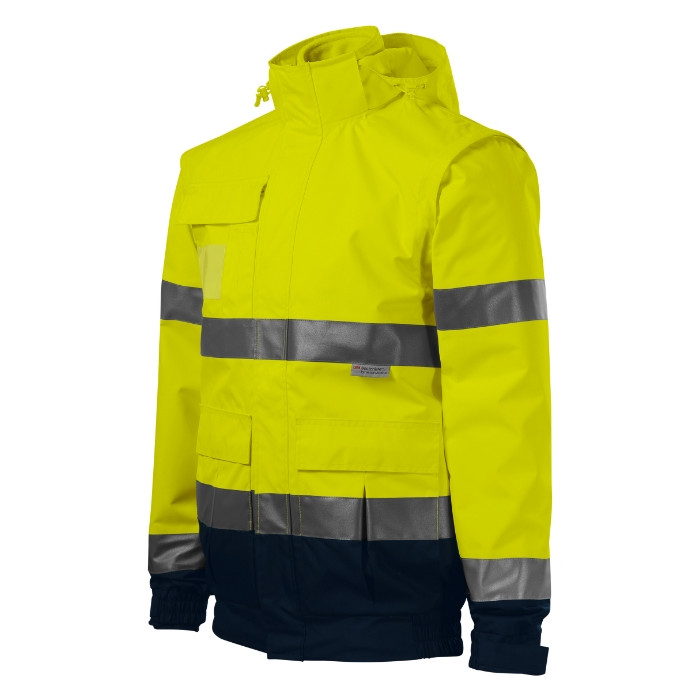 Blouson unisex HV Guard 4 in 1 5V2 - jaune fluorescent