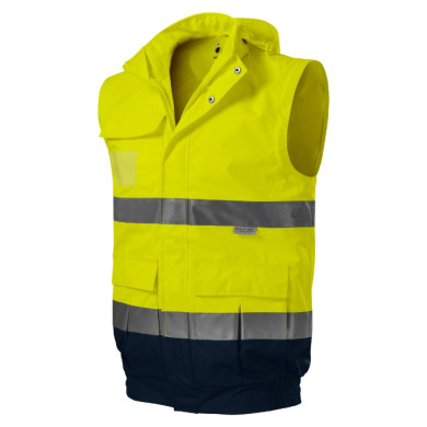 Blouson unisex HV Guard 4 in 1 5V2 - jaune fluorescent