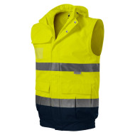 Blouson unisex HV Guard 4 in 1 5V2 - jaune fluorescent