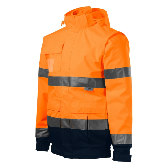 Blouson unisex HV Guard 4 in 1 5V2 - orange fluorescent