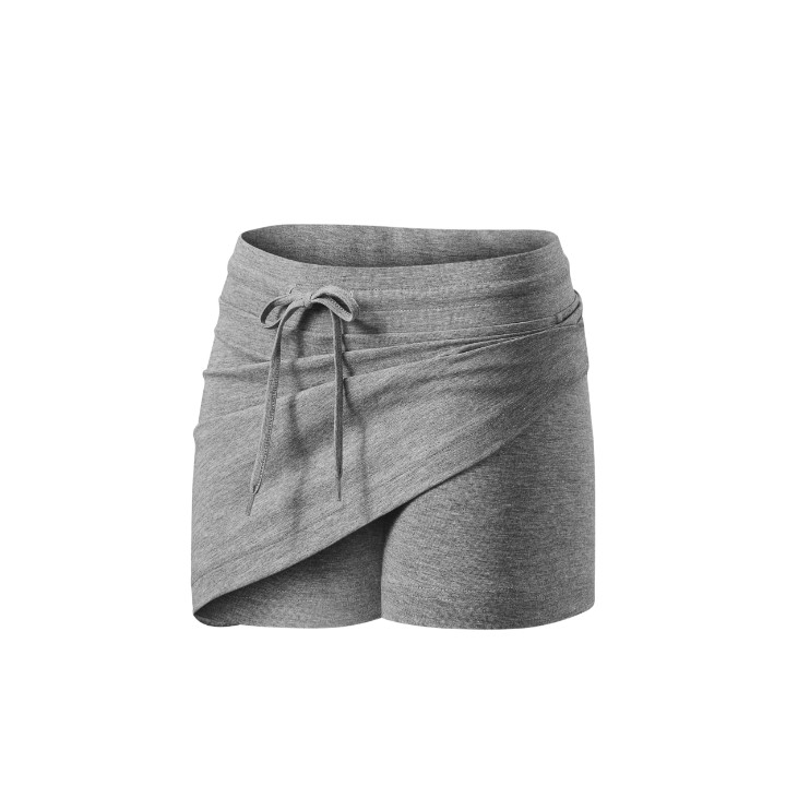 Jupe femme Two in one 604 - gris chiné foncé