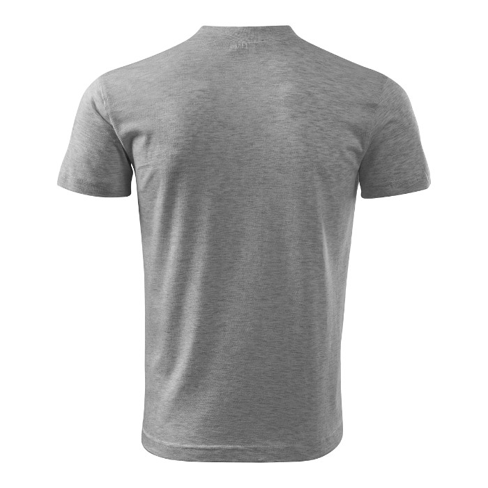 Tee-shirt unisex V-neck 102 - gris chiné foncé