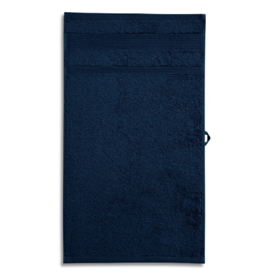 Petite serviette unisex Organic (GOTS) 916 - bleu marine