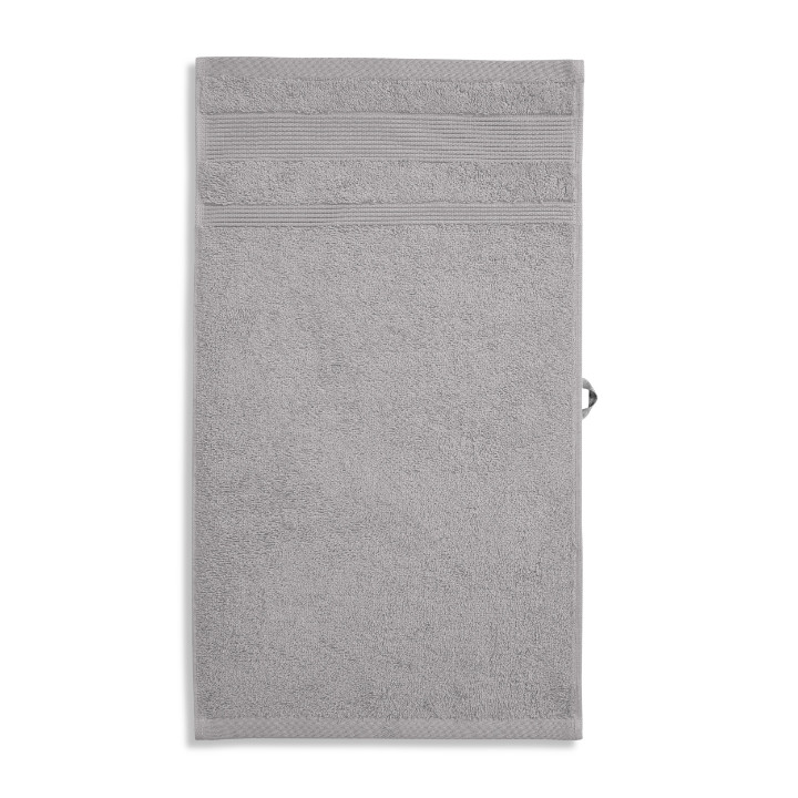 Petite serviette unisex Organic (GOTS) 916 - argent vieilli