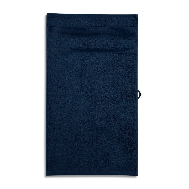 Serviette unisex Organic (GOTS) 917 - bleu marine