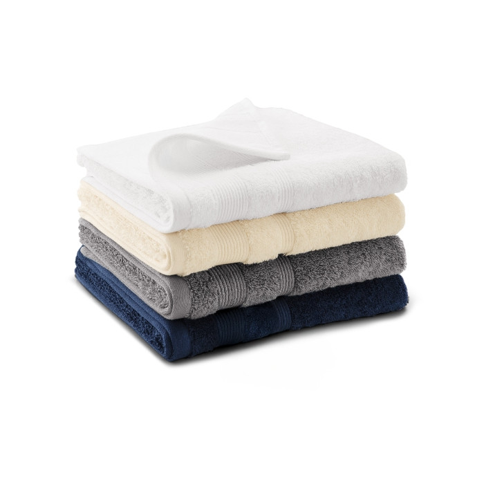 Serviette unisex Organic (GOTS) 917 - argent vieilli
