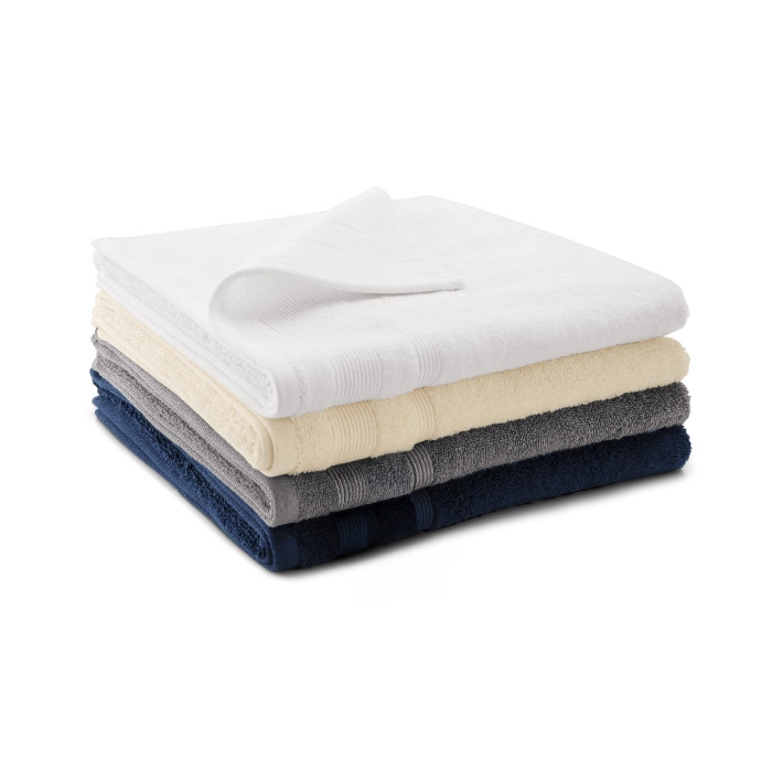 Serviette de bain unisex Organic (GOTS) 918 - argent vieilli
