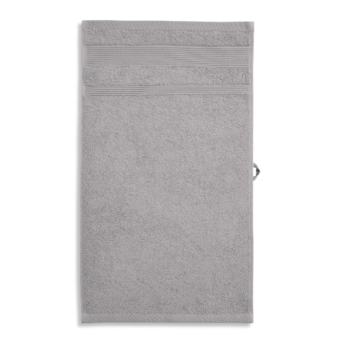 Serviette de bain unisex Organic (GOTS) 918 - argent vieilli