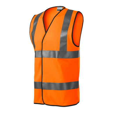 Gilet de sécurité unisex HV Bright 9V3 - orange fluorescent
