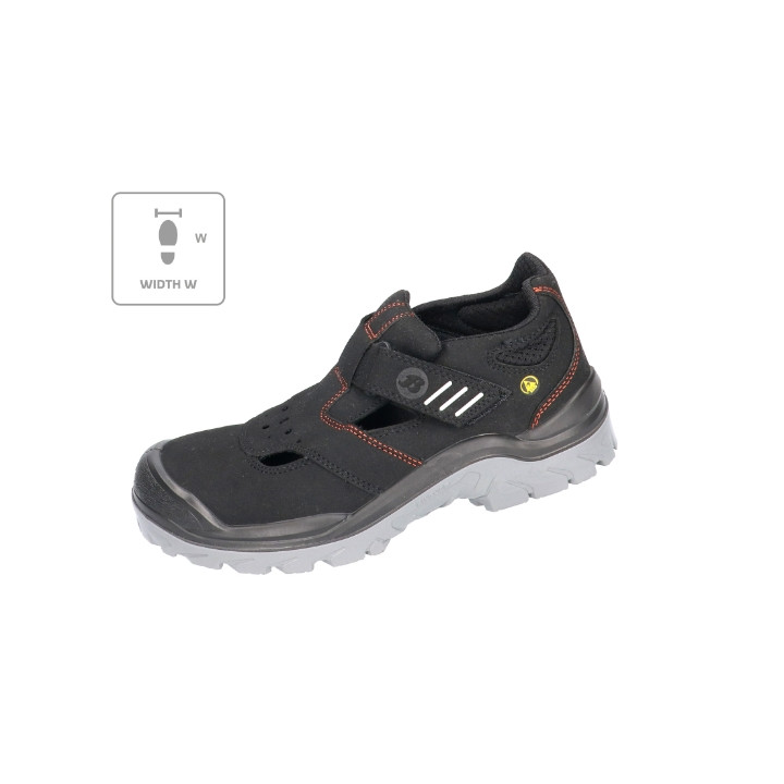 Sandales de sécurité unisex Act 151 W B09 - noir