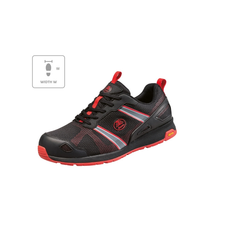 Chaussures de sécurité basses unisex Bright 031 W B21 - noir