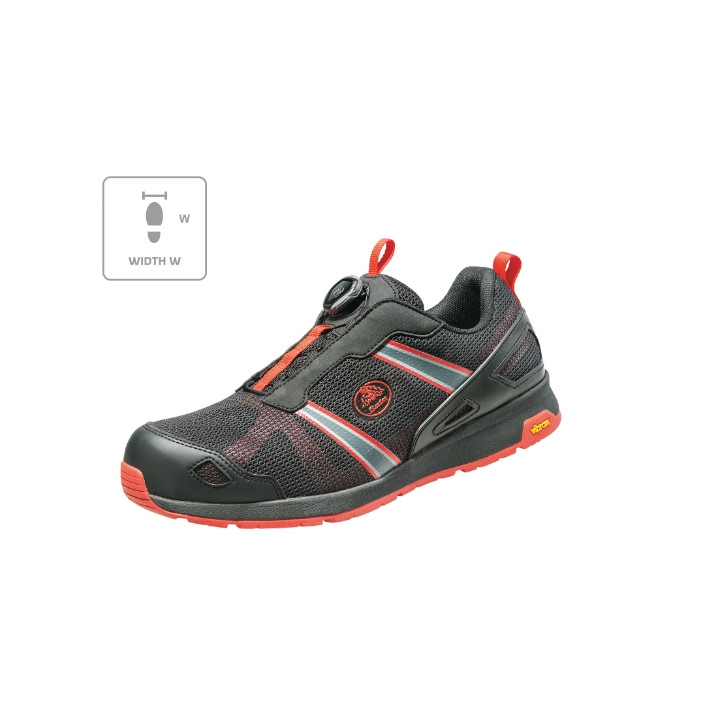 Chaussures de sécurité basses unisex Bright 041 W B51 - noir