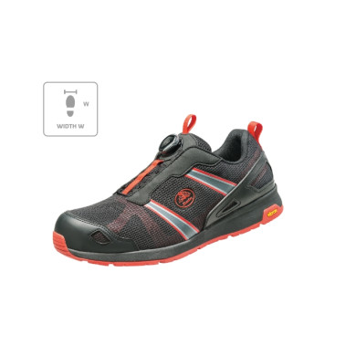 Chaussures de sécurité basses unisex Bright 041 W B51 - noir