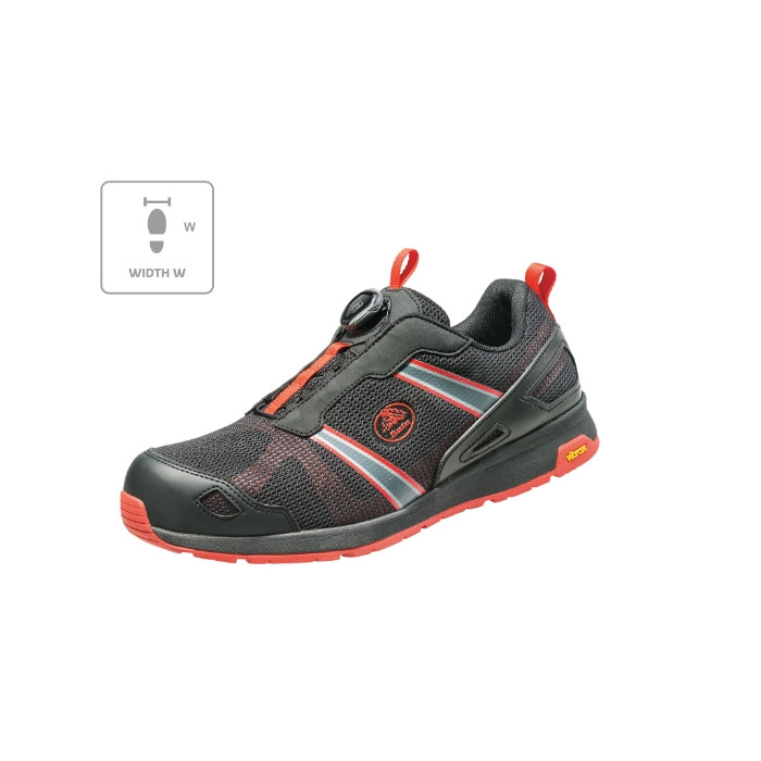 Chaussures de sécurité basses unisex Bright 041 W B51 - noir