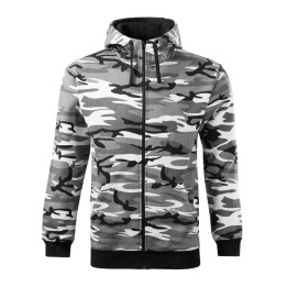 Sweatshirt homme Camo Zipper C19 - camouflage gray