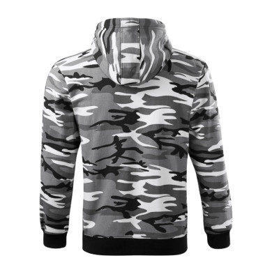 Sweatshirt homme Camo Zipper C19 - camouflage gray