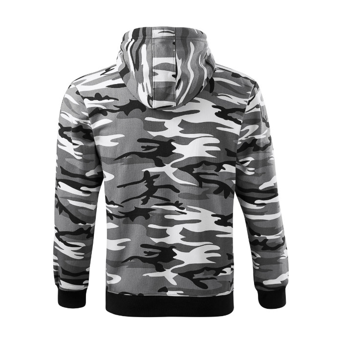 Sweatshirt homme Camo Zipper C19 - camouflage gray
