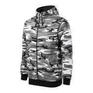 Sweatshirt homme Camo Zipper C19 - camouflage gray