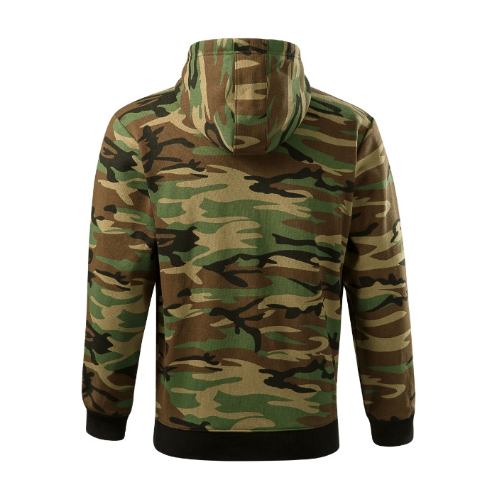 Sweatshirt homme Camo Zipper C19 - camouflage brown