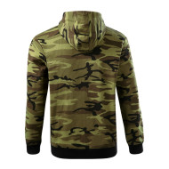 Sweatshirt homme Camo Zipper C19 - camouflage green