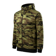 Sweatshirt homme Camo Zipper C19 - camouflage green