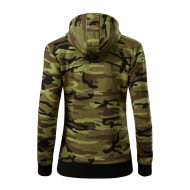 Sweatshirt femme Camo Zipper C20 - camouflage green