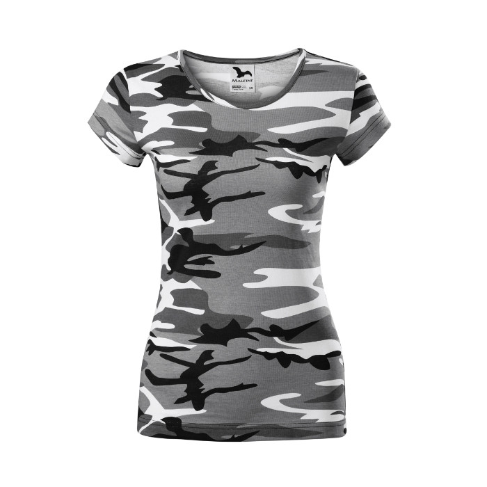 Tee-shirt femme Camo Pure C22 - camouflage gray