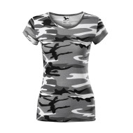 Tee-shirt femme Camo Pure C22 - camouflage gray
