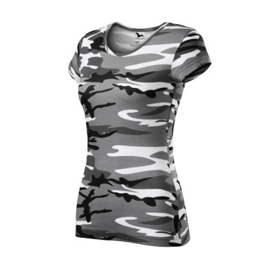 Tee-shirt femme Camo Pure C22 - camouflage gray