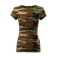 Tee-shirt femme Camo Pure C22 - camouflage brown