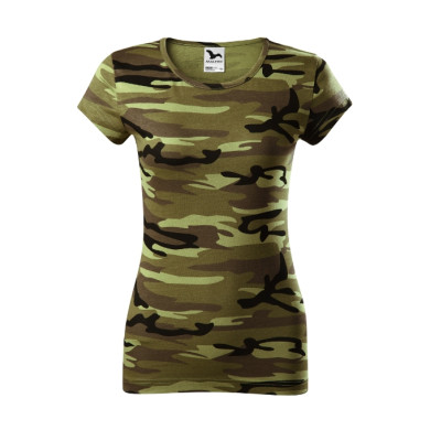Tee-shirt femme Camo Pure C22 - camouflage green