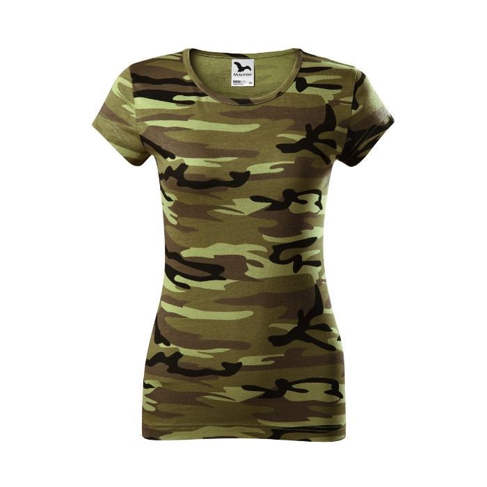 Tee-shirt femme Camo Pure C22 - camouflage green