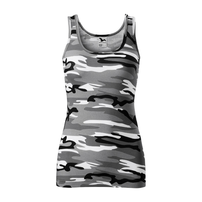 Top femme Camo Triumph C36 - camouflage gray