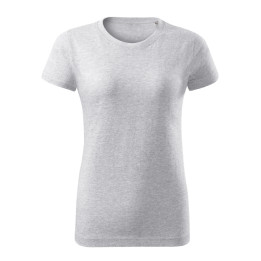 Tee-shirt femme Basic Free F34 - gris chiné clair