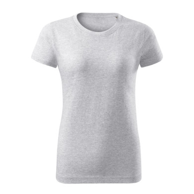 Tee-shirt femme Basic Free F34 - gris chiné clair