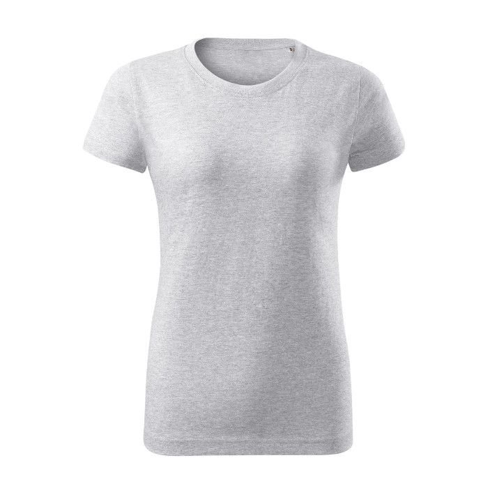 Tee-shirt femme Basic Free F34 - gris chiné clair