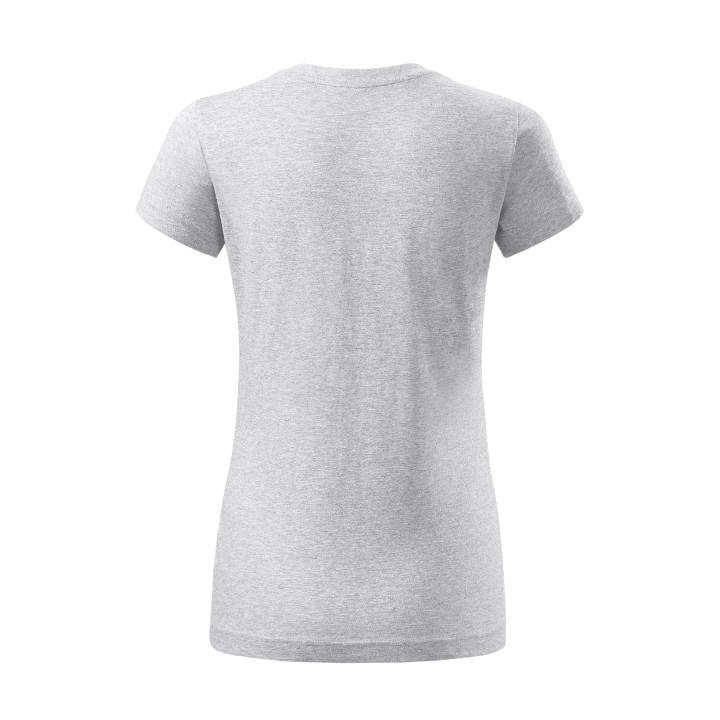 Tee-shirt femme Basic Free F34 - gris chiné clair