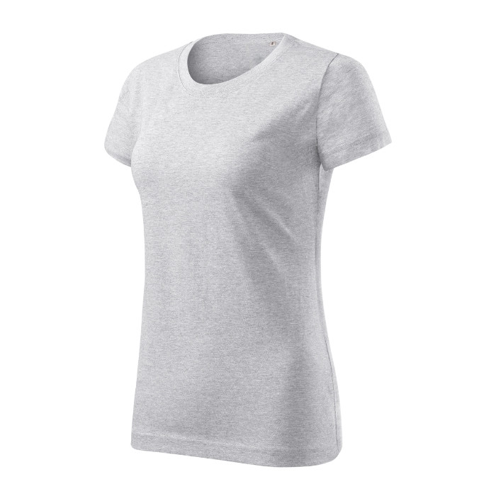 Tee-shirt femme Basic Free F34 - gris chiné clair
